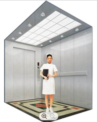 cabine d'ascenseur d'acier inoxydable de 1.5m Pit Hospital Bed Elevator TUV