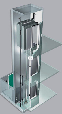 Lecteur hydraulique 1000KG de l'ascenseur VVVF de Roomless LMR de machine