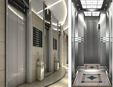 ascenseur sans engrenages synchrone automatique de traction de l'ascenseur P.M. de passager de 0.63m/s 320KG