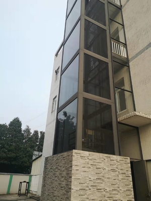 ascenseur en verre résidentiel de personnes de l'ascenseur 4 de maison de 0.63m/s 320KG Shaftless
