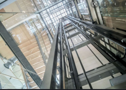 ascenseur en verre résidentiel de personnes de l'ascenseur 4 de maison de 0.63m/s 320KG Shaftless