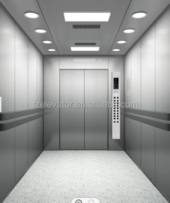 cabine d'ascenseur d'acier inoxydable de 1.5m Pit Hospital Bed Elevator TUV