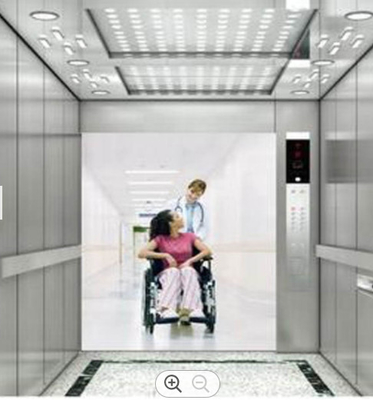 acier inoxydable 304 d'ascenseur de lit d'hôpital 1600KG de 2400mm