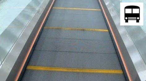 VVVF a commandé les escalators mobiles et le Travelators du passage couvert 0.65m/s d'aéroport