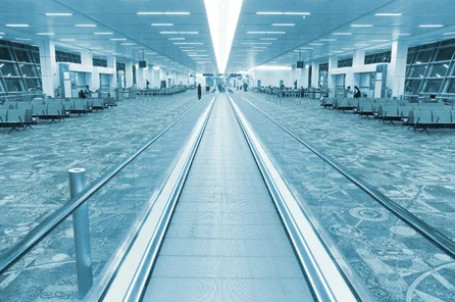 convoyeur mobile de passager de FUJI de passage couvert de l'aéroport 0.5m/s de 1000mm