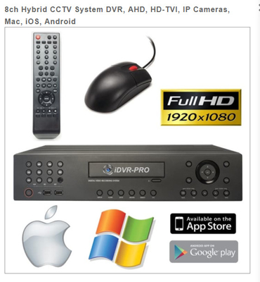 ascenseur de télévision en circuit fermé de la résolution 1080P